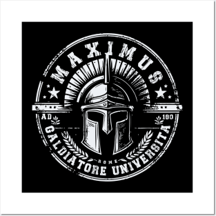 Maximus Gladiator University Posters and Art